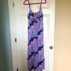 Lilly Pulitzer maxi dress.